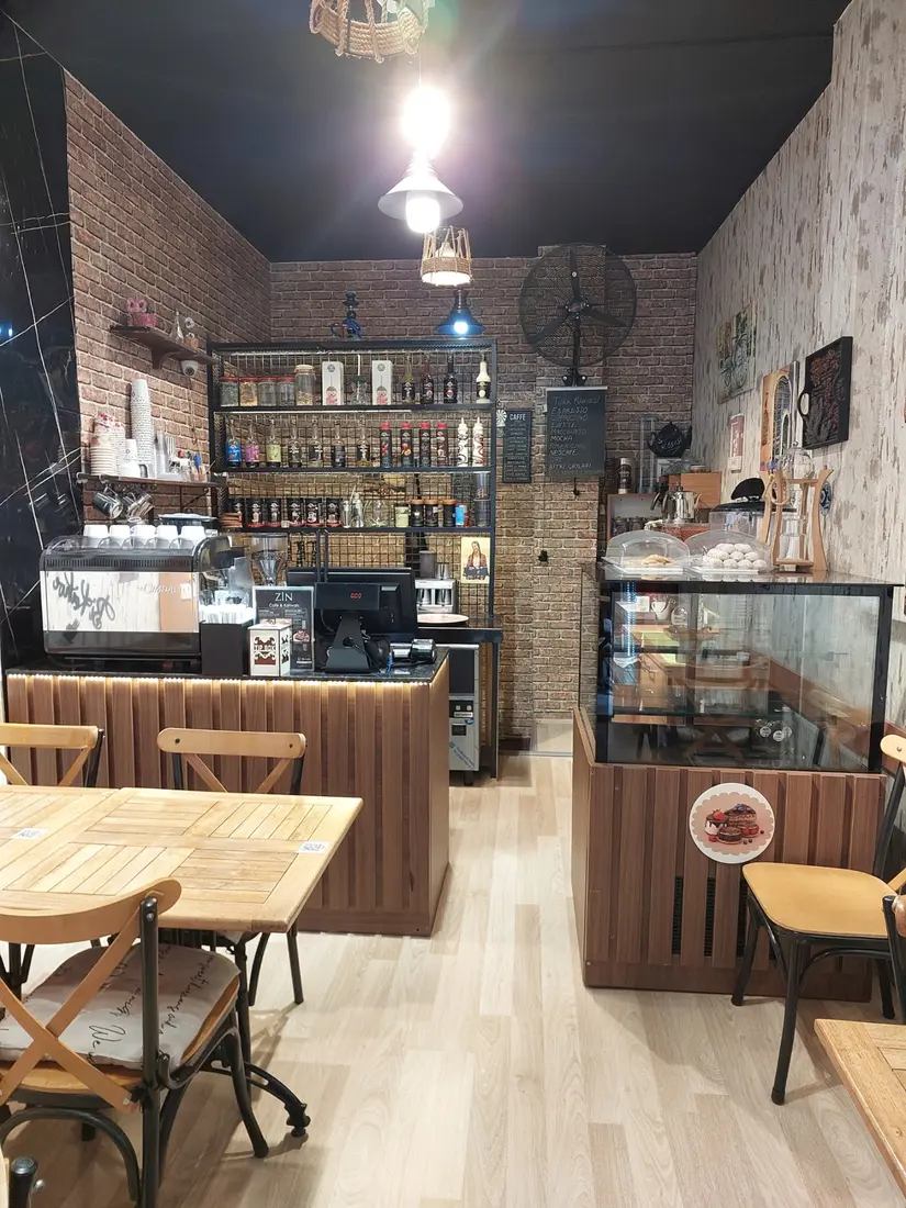 ZİN Cafe kahve hazırlama alanı